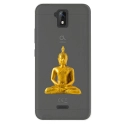 TPU0ALTICES51BOUDDHAOR - Coque souple pour Altice S51 avec impression Motifs bouddha or