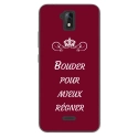 TPU0ALTICES51BOUDERBORDEAU - Coque souple pour Altice S51 avec impression Motifs Bouder pour mieux Régner bordeau