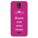 TPU0ALTICES51BOUDERFUSHIA - Coque souple pour Altice S51 avec impression Motifs Bouder pour mieux Régner fushia