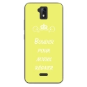 TPU0ALTICES51BOUDERJAUNE - Coque souple pour Altice S51 avec impression Motifs Bouder pour mieux Régner jaune