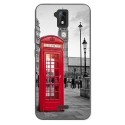 TPU0ALTICES51CABINEUK - Coque souple pour Altice S51 avec impression Motifs cabine téléphonique UK rouge