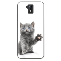 TPU0ALTICES51CHATYEUXBLEU - Coque souple pour Altice S51 avec impression Motifs chat yeux bleus