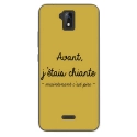 TPU0ALTICES51CHIANTEOR - Coque souple pour Altice S51 avec impression Motifs Avant, j'étais chiante or