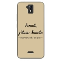 TPU0ALTICES51CHIANTETAUPE - Coque souple pour Altice S51 avec impression Motifs Avant, j'étais chiante taupe