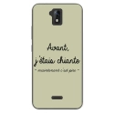 TPU0ALTICES51CHIANTEVERT - Coque souple pour Altice S51 avec impression Motifs Avant, j'étais chiante vert