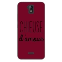 TPU0ALTICES51CHIEUSEBORDEAU - Coque souple pour Altice S51 avec impression Motifs Chieuse d'Amour bordeau