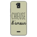 TPU0ALTICES51CHIEUSEVERT - Coque souple pour Altice S51 avec impression Motifs Chieuse d'Amour vert