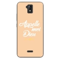 TPU0ALTICES51DIEUBEIGE - Coque souple pour Altice S51 avec impression Motifs Appelle moi Dieu beige