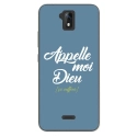 TPU0ALTICES51DIEUBLEU - Coque souple pour Altice S51 avec impression Motifs Appelle moi Dieu bleu