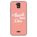 TPU0ALTICES51DIEUROSE - Coque souple pour Altice S51 avec impression Motifs Appelle moi Dieu rose