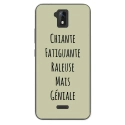 TPU0ALTICES51GENIALEVERT - Coque souple pour Altice S51 avec impression Motifs Chiante mais Géniale vert