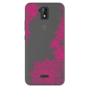 TPU0ALTICES51LACEFUSHIA - Coque souple pour Altice S51 avec impression Motifs Lace fushia