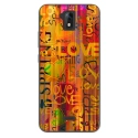 TPU0ALTICES51LOVESPRING - Coque souple pour Altice S51 avec impression Motifs Love Spring