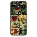 TPU0ALTICES51LOVEVINTAGE - Coque souple pour Altice S51 avec impression Motifs Love Vintage