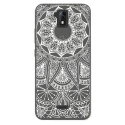 TPU0ALTICES51MANDALABLANC - Coque souple pour Altice S51 avec impression Motifs Mandala blanc