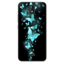 TPU0ALTICES51PAPILLONSBLEUS - Coque souple pour Altice S51 avec impression Motifs papillons bleus