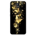 TPU0ALTICES51PAPILLONSDORES - Coque souple pour Altice S51 avec impression Motifs papillons dorés