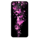 TPU0ALTICES51PAPILLONSFUSHIAS - Coque souple pour Altice S51 avec impression Motifs papillons fushias