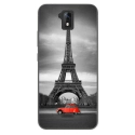 TPU0ALTICES51PARIS2CV - Coque souple pour Altice S51 avec impression Motifs Paris et 2CV rouge