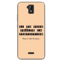 TPU0ALTICES51PERFECTIONBEIGE - Coque souple pour Altice S51 avec impression Motifs frôler la perfection beige