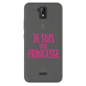 TPU0ALTICES51PRINCESSE - Coque souple pour Altice S51 avec impression Motifs Je suis une princesse