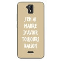 TPU0ALTICES51RAISONTAUPE - Coque souple pour Altice S51 avec impression Motifs marre d'avoir raison taupe