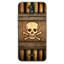 TPU0ALTICES51SKULLPIRATE - Coque souple pour Altice S51 avec impression Motifs pirate et tête de mort