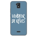 TPU0ALTICES51VENDREVEBLEU - Coque souple pour Altice S51 avec impression Motifs vendeur de rêves bleu