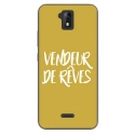 TPU0ALTICES51VENDREVEOR - Coque souple pour Altice S51 avec impression Motifs vendeur de rêves or