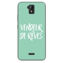 TPU0ALTICES51VENDREVETURQUOIS - Coque souple pour Altice S51 avec impression Motifs vendeur de rêves turquoise