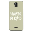 TPU0ALTICES51VENDREVEVERT - Coque souple pour Altice S51 avec impression Motifs vendeur de rêves vert