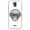 TPU0ALTICES51VIEUSINGECASQ - Coque souple pour Altice S51 avec impression Motifs singe avec casque