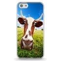 TPU0IPHONE5CVACHE - Coque souple pour Apple iPhone 5C avec impression Motifs vache