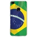 TPU0P8LITE17DRAPBRESIL - Coque souple pour Huawei P8 Lite 2017 avec impression Motifs drapeau du Brésil