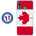 TPU0PSMART19DRAPCANADA - Coque souple pour Huawei P Smart (2019) avec impression Motifs drapeau du Canada
