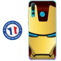TPU0PSMART19IRONMASQUE - Coque souple pour Huawei P Smart (2019) avec impression Motifs masque Iron