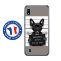 TPU0TPU0A10DOGPRISONOS - Coque souple pour Samsung Galaxy A10 avec impression Motifs bulldog prisonnier os