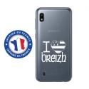 TPU0TPU0A10DRAPBREIZH - Coque souple pour Samsung Galaxy A10 avec impression Motifs drapeau Breton I Love Breizh