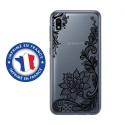 TPU0TPU0A10LACENOIR - Coque souple pour Samsung Galaxy A10 avec impression Motifs Lace noir