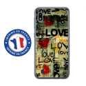 TPU0TPU0A10LOVEVINTAGE - Coque souple pour Samsung Galaxy A10 avec impression Motifs Love Vintage