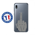 TPU0TPU0A10MAINDOIGT - Coque souple pour Samsung Galaxy A10 avec impression Motifs doigt d'honneur