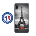 TPU0TPU0A10PARIS2CV - Coque souple pour Samsung Galaxy A10 avec impression Motifs Paris et 2CV rouge