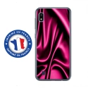 TPU0TPU0A10SOIEROSE - Coque souple pour Samsung Galaxy A10 avec impression Motifs soie drapée rose