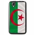 TPU1GOADRAPALGERIE - Coque Souple en gel noir pour Wiko Goa avec impression Motifs drapeau de l'Algérie