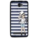 TPU1HELIUM45MANGAMARINE - Coque souple pour Archos 45 Helium 4G avec impression Motifs manga fille marin