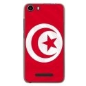 TPU1LENNY2DRAPTUNISIE - Coque souple pour Wiko Lenny 2 avec impression Motifs drapeau de la Tunisie
