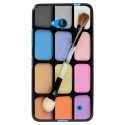 TPU1LUM640MAQUILLAGE - Coque Souple en gel noir pour Microsoft Lumia 640 avec impression Motifs palette de maquillage