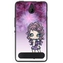 TPU1LUMIA550MANGAVIOLETTA - Coque souple pour Microsoft Lumia 550 avec impression Motifs manga fille violetta
