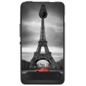 TPU1LUMIA550PARIS2CV - Coque souple pour Microsoft Lumia 550 avec impression Motifs Paris et 2CV rouge