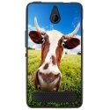 TPU1LUMIA550VACHE - Coque souple pour Microsoft Lumia 550 avec impression Motifs vache